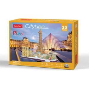 CubicFun Cubic Fun - Пъзел 3D City Line Paris 114ч