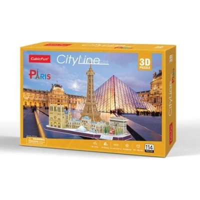 CubicFun Cubic Fun - Пъзел 3D City Line Paris 114ч