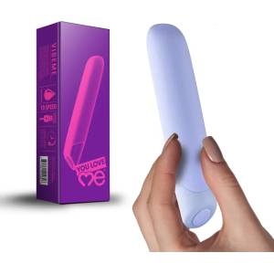  Кадифен вибратор с прецизен връх и 10 режима, 16см. - Vibe Me Vibrator (ROCKS00454)