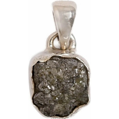 Nefertitis Diamant přírodní surový přívěsek stříbro P270 NF62687