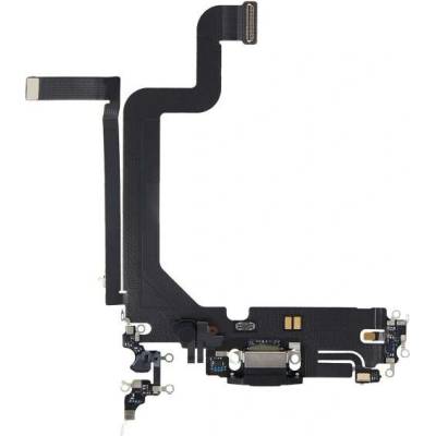 AppleKing nabíjecí a audio flex konektor pro iPhone 14 Pro Max - černý