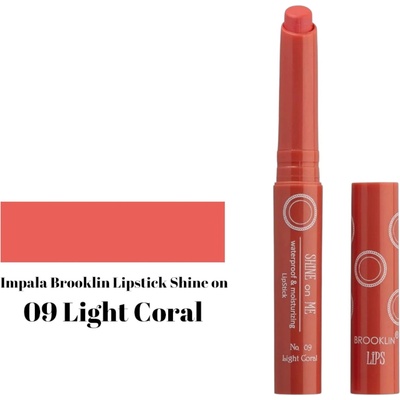 IMPALA Cosmetics BROOKLYN дълготраено червило, Shine on Me, Номер 09, Light Coral