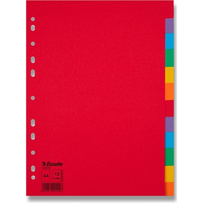 Esselte Economy - papírový rozlišovač - 12 listů – Hledejceny.cz