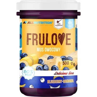 ALLNUTRITION FRULOVE ovocné pyré čučoriedkovo-banánové 500g