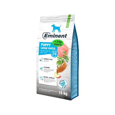Eminent Dog Puppy Large High Premium 15+2 kg ZADARMO