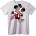 NOONEBRAND Тениска Градска мишка с череп - 2XL, White
