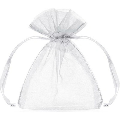 Organzové vrecúška biele 10 cm - 20 ks