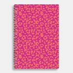 Sentio Тетрадка със спирала 17х25см, 80 листа Pink Leopard
