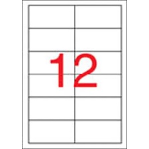 APLI Етикет, универсален, 97x42, 4 mm, подвижен, APLI, 1200 етикета в опаковка 03057 (03057)