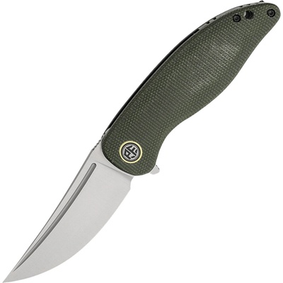 Petrified Fish PFP06 Simum Satin K110 Green Micarta PFP06GRMS