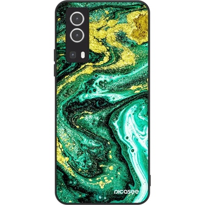 Pouzdro Picasee ULTIMATE CASE Vivo Y72 5G - Green Gold