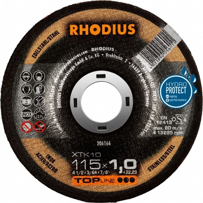 Rhodius Rezný kotúč 115 x 1,0 x 22,23 mm 206166