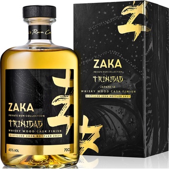 Zaka Trinidad Private Rum Collection Japanese Whisky Cask Finish 13y 45% 0,7 l (karton)