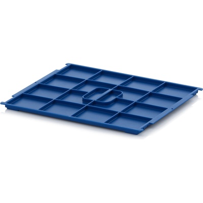 PK Group plastové veko KLT 400 x 300 mm modrá