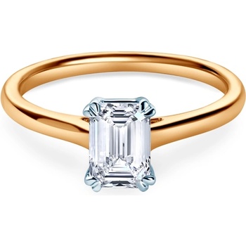 SAVICKI Годежен пръстен Savicki: двуцветно злато, лабораторен диамант