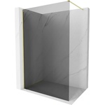 Mexen Kioto-X душ параван Walk-in 80 x 200 cm, графит 10 mm, златна четкана - 800-080-101-55-40-X (800-080-101-55-40-X)