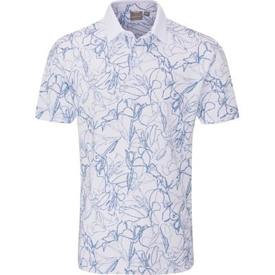 Ping Orlando Men's Polo Shirt Panske White/Stellar