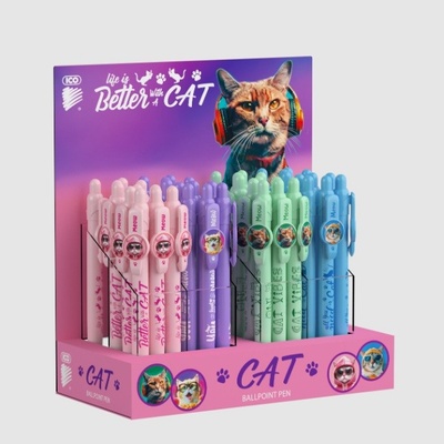 Авт. химикалка Ico Cats 0.8mm (1601462-06-9010191000)
