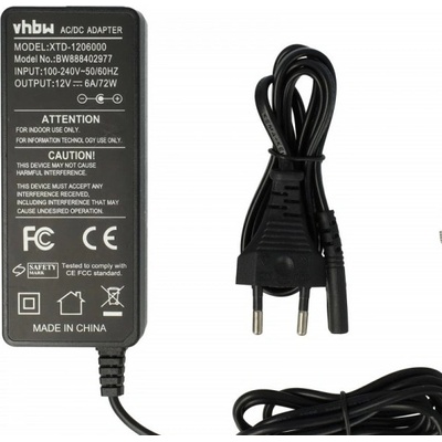 VHBW Зарядно за принтери Intermec CN3 / CN4 / CK60, 72W / 12V / 6A (888402977)