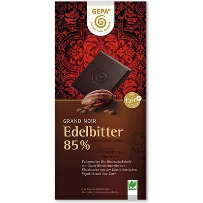 Gepa Bio horká čokoláda 85% 100 g