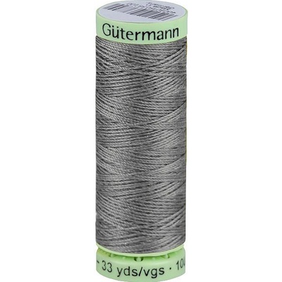Prima-obchod Polyesterové nitě Gütermann Jeans návin 30 m, barva 040 šedá popel
