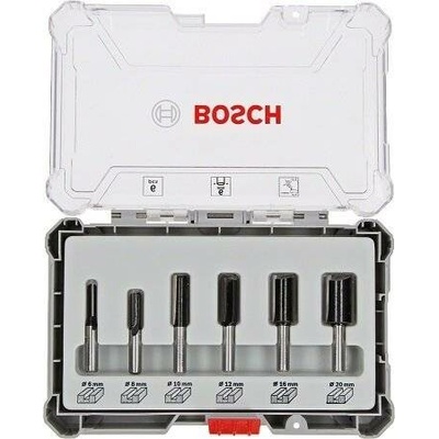 BOSCH Sada frézovacích bitu, 6 ks, rovný 6 mm drík - 2607017465