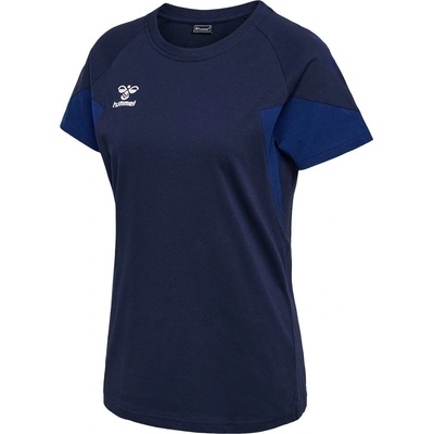Hummel HMLTRAVEL T SHIRT S/S WOMAN modrá