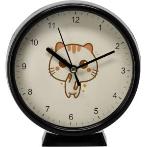 Chomik Детски стенен часовник кръгъл 15x15x3, 5см микс 4 десена 64248 (ZEG4610)