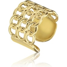 Marc Malone Výrazný pozlátený prsteň Iris Gold Ring MCR23012G