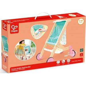 Hape Дървена детска количка за кукли Hape Sweet Walks (H3607)