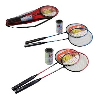 Badmintonový set pálka 65cm 2ks + míček ve vaku