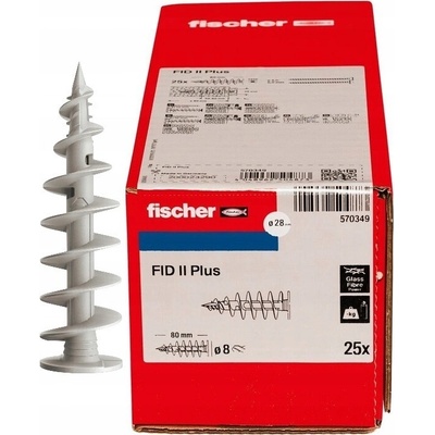 Fischer FID II Plus hmoždinka do izolace 80 mm 570349 25 ks – Zbozi.Blesk.cz