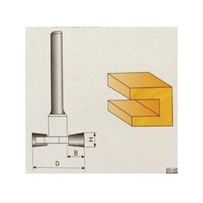 Tvarové frézy do dřeva 9,4x6mm STAVTOOL - P70304