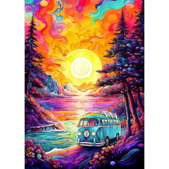 Enjoy - Puzzle Van Life at the Beach - 1 000 piese