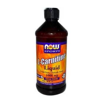 NOW Л-Карнитин течен 465 мл. - L-Carnitine Liquid Citrus 1000 мг. - NOW FOODS, NF0065