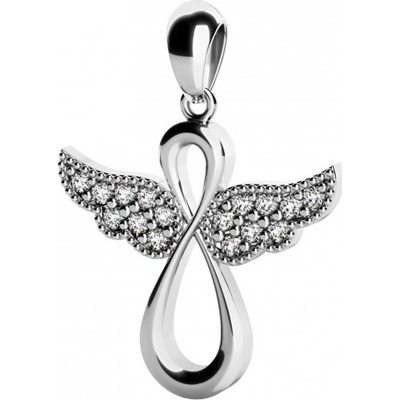 Couple přívěsek Agnes II bílé zlato a zirkony 585 66 2 0216.1B00.0.00.001.23