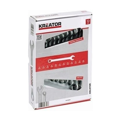 Kreator Sada klíčů očko/otevřený 8-22mm 12ks KRT500009