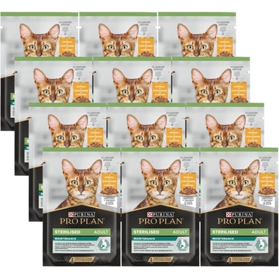 Pro Plan Adult Cat Sterilised s kuracím mäsom 12 x 85 g
