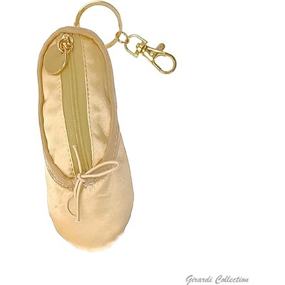 Klíčenka Girardi na zip baletní špička F490327.7, zlatá