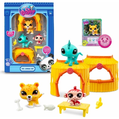 TM Toys Littlest Pet Shop 3 figúrky Džungle