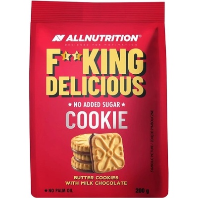 AllNutrition Fitking Cookie Butter Cookies With Milk Chocolate 200 g – Zboží Dáma