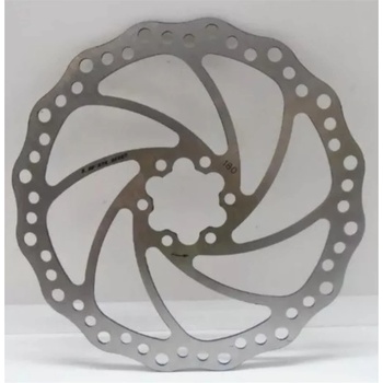 LifeLine 180mm Disc Brake Rotor - Silver