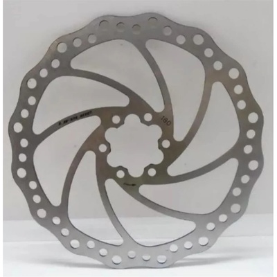 LifeLine 180mm Disc Brake Rotor - Silver