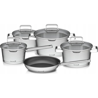G21 Gourmet Sada hrncov Magic, oceľ 9 ks