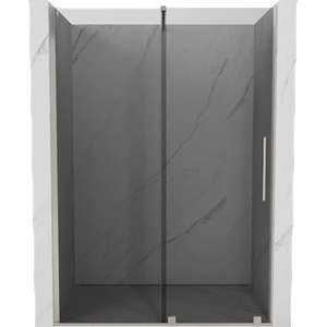 Mexen Velar плъзгащи душ врати 150 см, графит, матов никел - 871-150-000-41-97 (871-150-000-41-97)