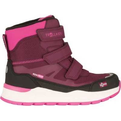 Trollkids Детски зимни ботуши Trollkids Kid's Rauland Winter Boots - Redwood / Magenta - размер 35 (EU) (702-4708-0518)