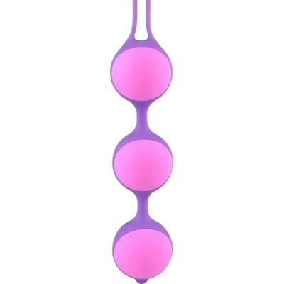 XMS Анално вагинални топета Медицински силикон "bi balls color" 3 бр