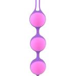 XMS Анално вагинални топета Медицински силикон "bi balls color" 3 бр