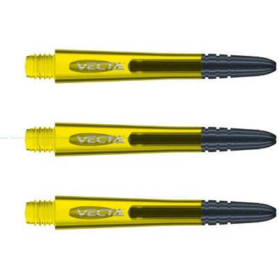 Winmau Vecta plastové s hliníkovým Topem žluté intermediate