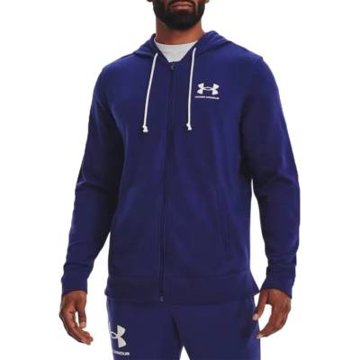 Under Armour Суитшърт с качулка Under Armour UA Rival Terry LC FZ-BLU 1370409-468 Размер XS